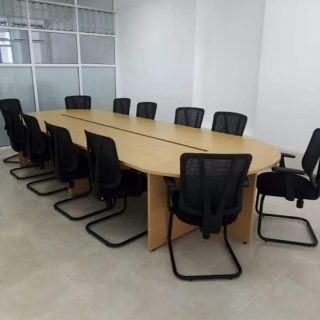 Oval shaped Boardroom Table
